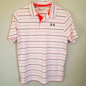 Boys Under Armour golf polo